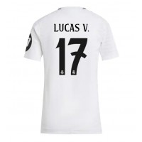 Real Madrid Lucas Vazquez #17 Replica Home Shirt Ladies 2024-25 Short Sleeve